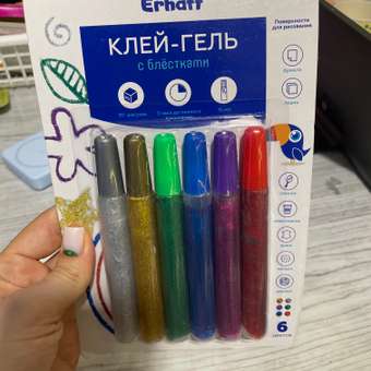 Клей канцелярский Erhaft 6 шт.: отзыв пользователя ДетМир