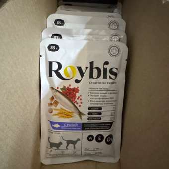 Корм для кошек Roybis 85г с курицей кусочки в желе для поддержания здоровья кожи и шерсти: отзыв пользователя. Зоомагазин Зоозавр