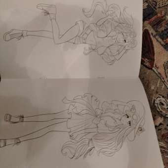 Раскраска Проф-Пресс для девочек Аниме. комплект из 8 шт по 6 листов 17х26 см: отзыв пользователя Детский Мир