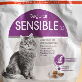 Корм сухой для кошек ROYAL CANIN Sensible 33 400г с чувствительной пищеварительной системой: отзыв пользователя. Зоомагазин Зоозавр