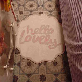 Коврик комнатный FUTURINO Home Hello lovely: отзыв пользователя ДетМир