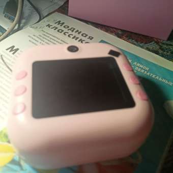 Фотоаппарат с мгновенной печатью CASTLELADY фломастеры, наклейки, ремешок: отзыв пользователя Детский Мир