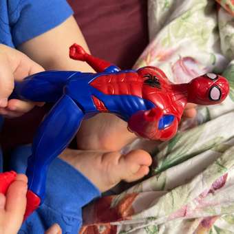 Фигурка KiddiePlay Спайдермен с движущимися конечностями 23см: отзыв пользователя Детский Мир
