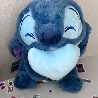 Игрушка мягкая Stitch син с сердц BZ-057: отзыв пользователя Детский Мир