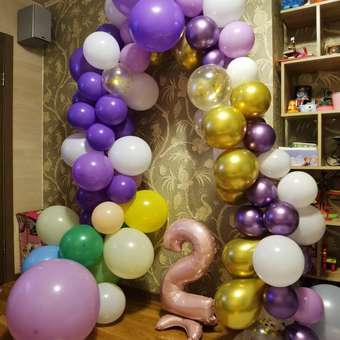 Шар GRABO Цифра 2 фольгированный Pastel-Pink 1207-4277: отзыв пользователя Детский Мир