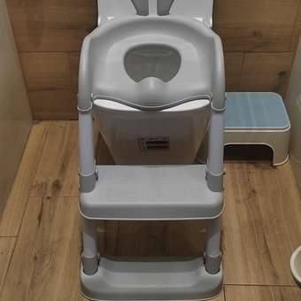 Накладка на унитаз со ступенькой Babyton Grey: отзыв пользователя ДетМир