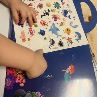 Книга с наклейками Attivio Океан: отзыв пользователя ДетМир