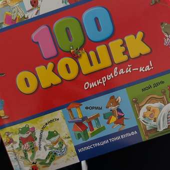 Книга Эксмо 3+ 100 окошек - открывай-ка!: отзыв пользователя ДетМир