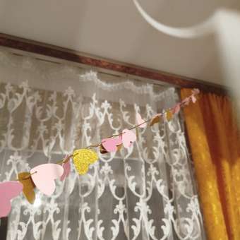 Гирлянда-растяжка FUTURINO Home Сердечки: отзыв пользователя ДетМир