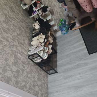 Этажерка для обуви KROFFOS Tower пятиярусная пластиковая: отзыв пользователя Детский Мир