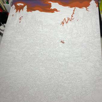 Картина по номерам Hobby Paint Зимний закат в ассортименте: отзыв пользователя Детский Мир