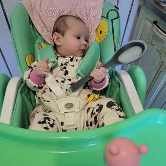 Стульчик для кормления Babyton Animals Green зеленый: отзыв пользователя Детский Мир