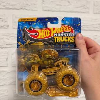 Монстр-трак Hot Wheels Золотой промо‑монстр‑трак 1:64: отзыв пользователя Детский Мир