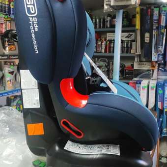 Автокресло Babyton Omega Fix Ocean Isofix 1/2 (9-25 кг) синий: отзыв пользователя ДетМир