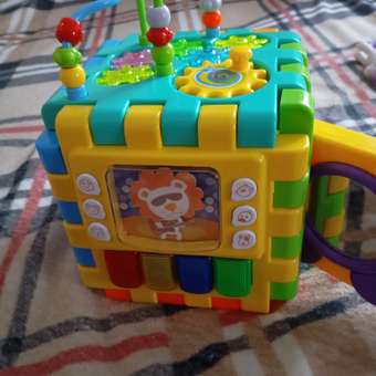 Игрушка SHARKTOYS развивающий центр Музыкальный мегакуб оранжевый: отзыв пользователя Детский Мир