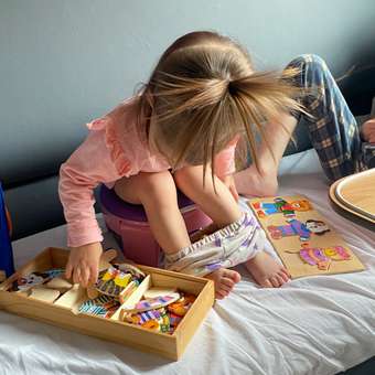 Горшок дорожный ROXY-KIDS складной HandyPotty 3 в 1 цвет розовый/фиолетовый: отзыв пользователя Детский Мир