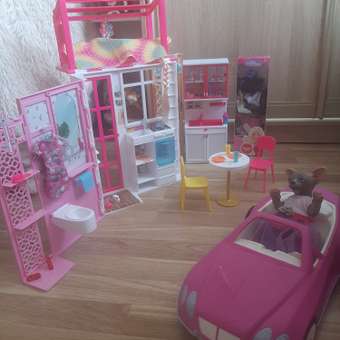 Домик для кукол Barbie 32 см с мебелью: отзыв пользователя ДетМир