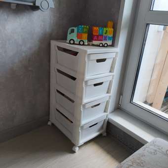 Комод Econova Deluxe (белый): отзыв пользователя Детский Мир
