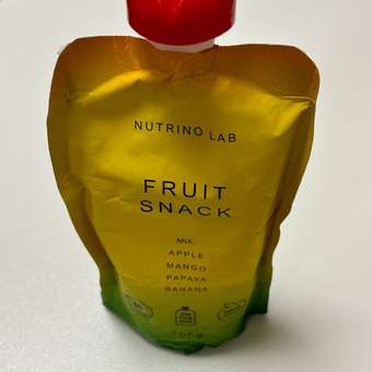 Пюре Nutrino Lab Яблоко манго папайя банан с 3 лет 200 г: отзыв пользователя Детский Мир