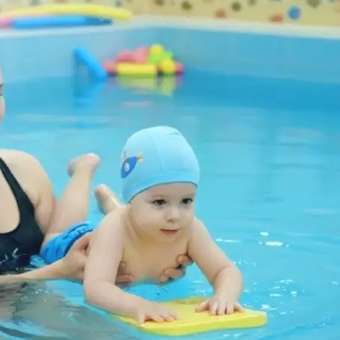 Шапочка для плавания FitSmile голубая: отзыв пользователя Детский Мир