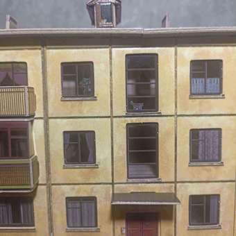 Сборная модель Умная бумага Хрущевка: отзыв пользователя Детский Мир