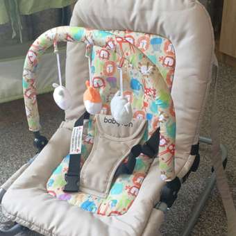 Шезлонг Babyton Sweety Beige бежевый: отзыв пользователя Детский Мир