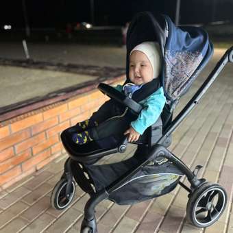 Коляска прогулочная Olsson Jazz Dark Blue синий: отзыв пользователя Детский Мир
