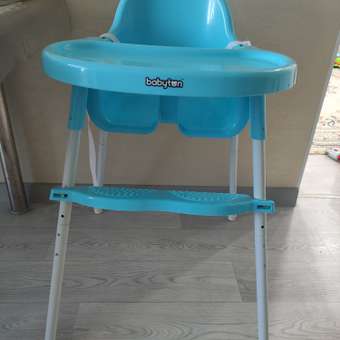 Стульчик для кормления Babyton Blue голубой: отзыв пользователя Детский Мир