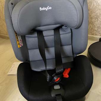 Автокресло BabyGo 4-Stage 0+/1/2/3 (0-36 кг) серый: отзыв пользователя Детский Мир
