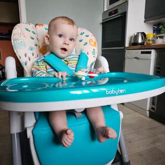 Стульчик для кормления Babyton Pretty Friends Turquoise голубой: отзыв пользователя Детский Мир