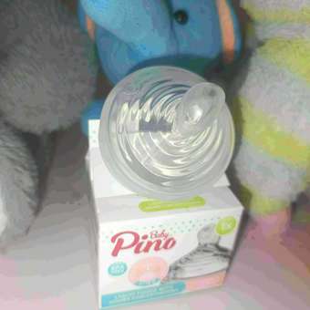 Соска Baby Pino Anti-Colic силикон L (быстрый поток) 1 шт.: отзыв пользователя Детский Мир