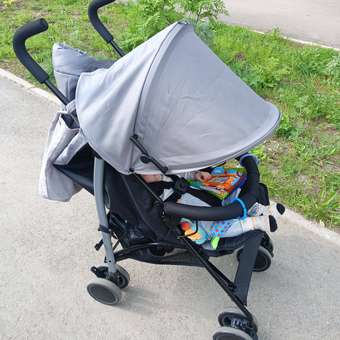 Коляска прогулочная BabyGo Ellipse New серый: отзыв пользователя ДетМир