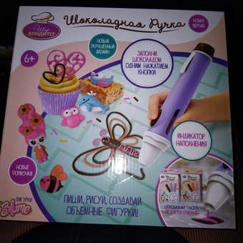 Шоколадная ручка для детей 1TOY Шеф-кондитер с глазурью и посыпкой 3д ручка: отзыв пользователя Детский Мир