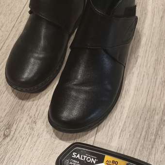 Губка для обуви Salton из гладкой кожи Черный: отзыв пользователя Детский Мир