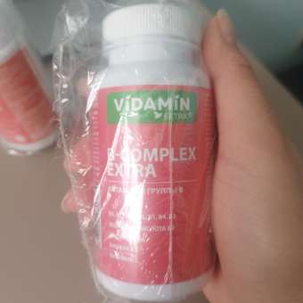 Комплекс витаминов группы В VIDAMIN EXTRA 60 капсул: отзыв пользователя Детский Мир