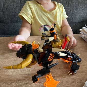 Конструктор LEGO NINJAGO Земляной дракон Коула Ниндзяго 285 дет.: отзыв пользователя Детский Мир
