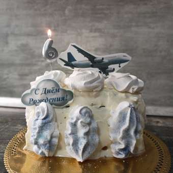 Свечи для торта deVENTE воздушный шарик 6 серебро: отзыв пользователя Детский Мир