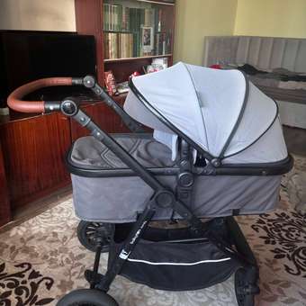 Коляска 2в1 Babyton Sandy Grey серый: отзыв пользователя Детский Мир