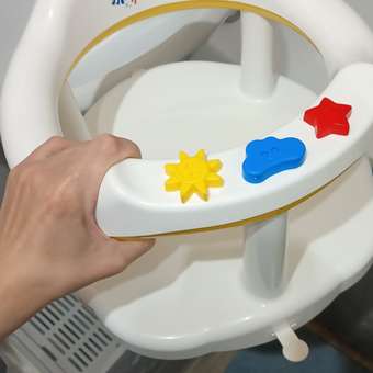 Сиденье для купания Babyton желтый: отзыв пользователя ДетМир