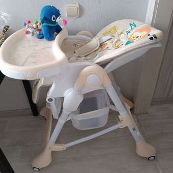Стульчик для кормления Babyton Happy Animals Beige классический: отзыв пользователя ДетМир