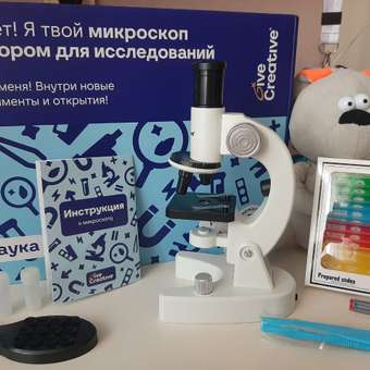 Микроскоп Give Creative детский школьный, 6 режимов: отзыв пользователя Детский Мир