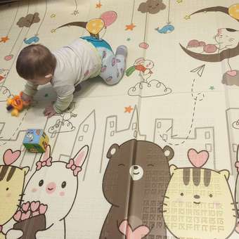 Коврик детский игровой Babyton Softy двусторонний: отзыв пользователя ДетМир