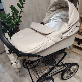 Коляска 2в1 JOVOLA Tessa Classic Eco Plus 14 02 бежевый: отзыв пользователя Детский Мир
