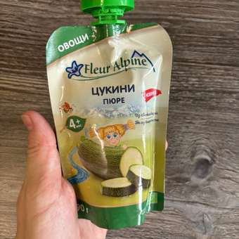 Пюре Fleur Alpine Цукини с 4 мес 90 г: отзыв пользователя Детский Мир