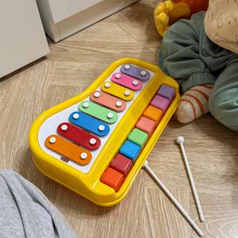 Игрушка музыкальная BAZUMI для малышей, детское пианино, ксилофон: отзыв пользователя Детский Мир