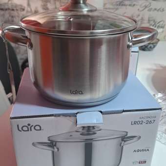 Кастрюля LARA LR02-267 Афина: отзыв пользователя Детский Мир