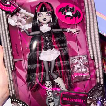 Кукла модельная Monster High Reel Drama HKN27 Дракулаура высота 27 см: отзыв пользователя Детский Мир
