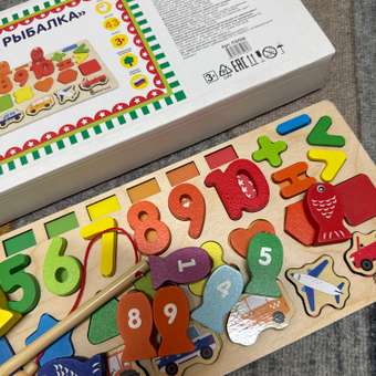 Игрушка Alatoys рыбалка Монтессори в ассортименте: отзыв пользователя Детский Мир