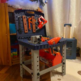 Игрушка Global Bros Набор инструментов с верстаком 74 предм.: отзыв пользователя ДетМир