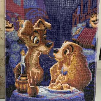 Алмазная мозаика Art on Canvas Леди и Бродяга: отзыв пользователя Детский Мир
